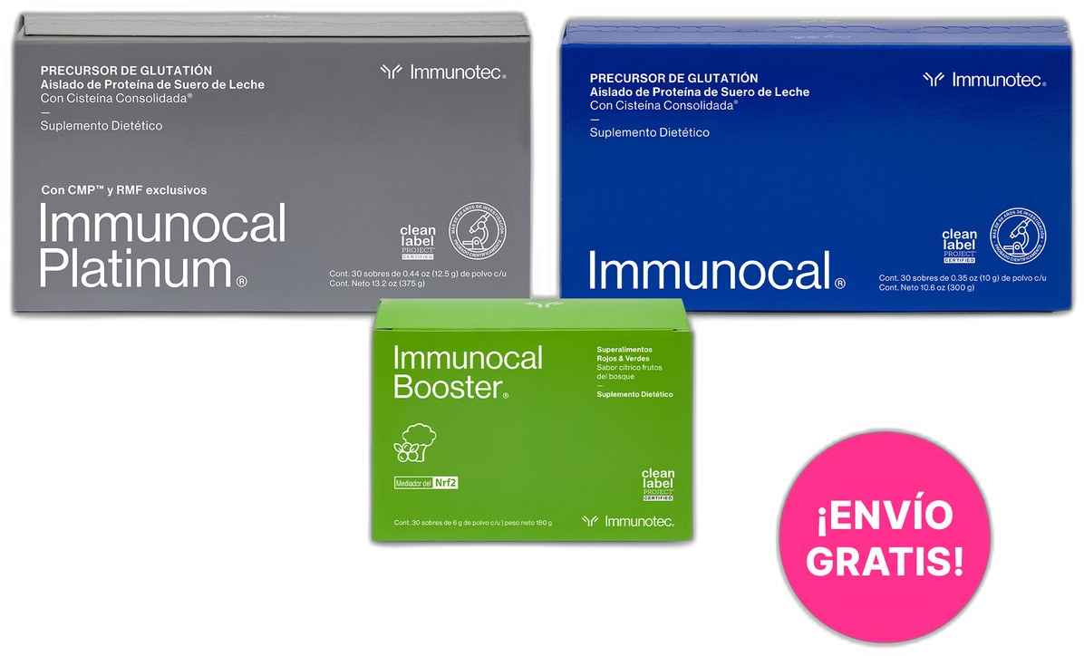 Triada de la Salud: Platinum, Immunocal y Booster