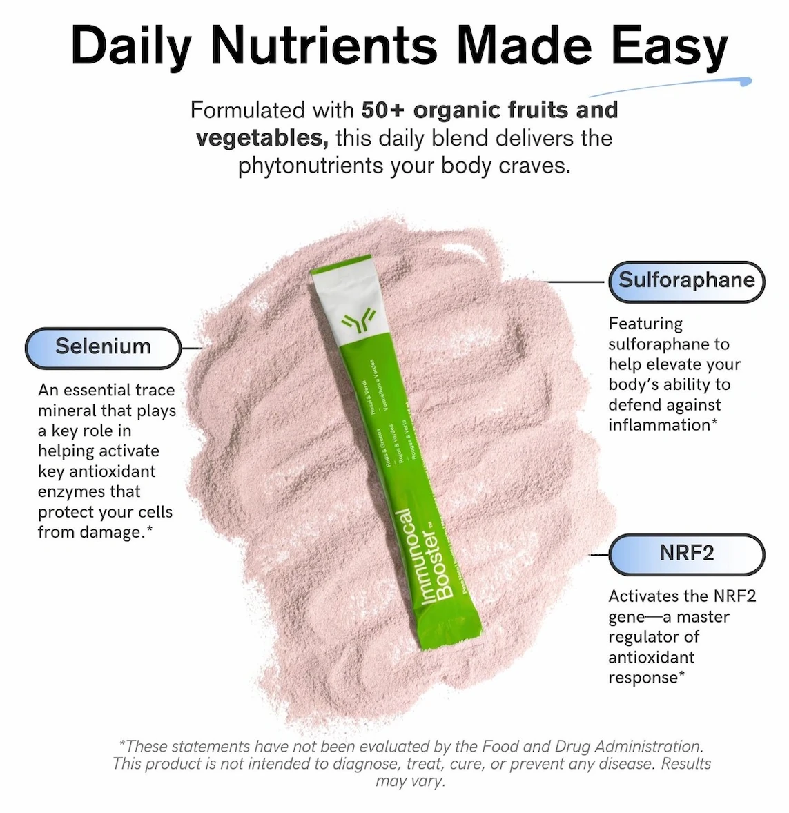 Nutrientes diarios de forma fácil con Immunocal Booster
