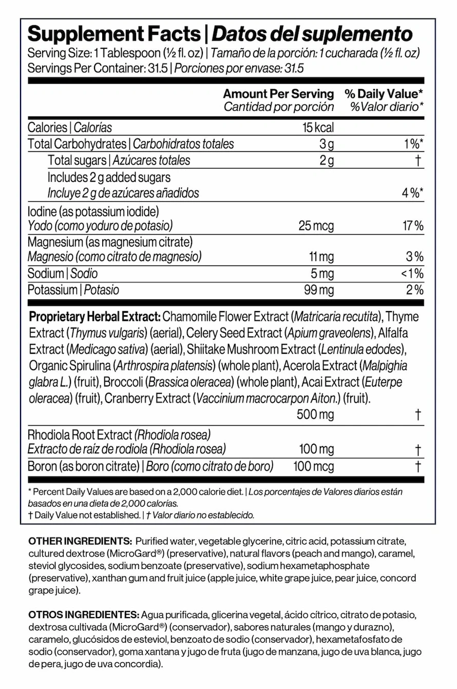 Datos del suplemento de Knutric+